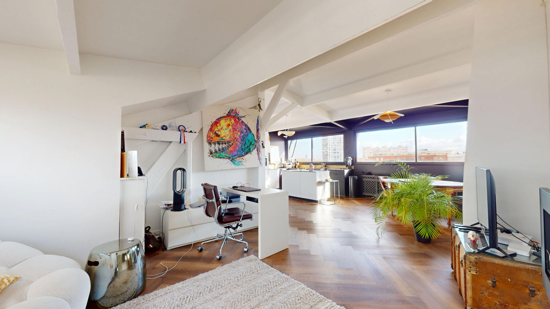 Appartement coup de coeur dernier étage Saint-Ouen sur Seine