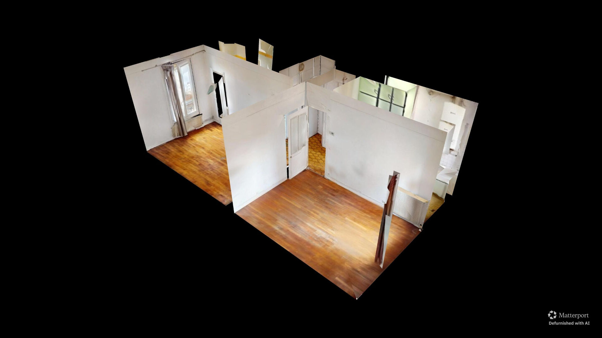 Appartement T2 au dernier étage - métro Garibaldi / Saint-Ouen (13 et 14 - RER C)